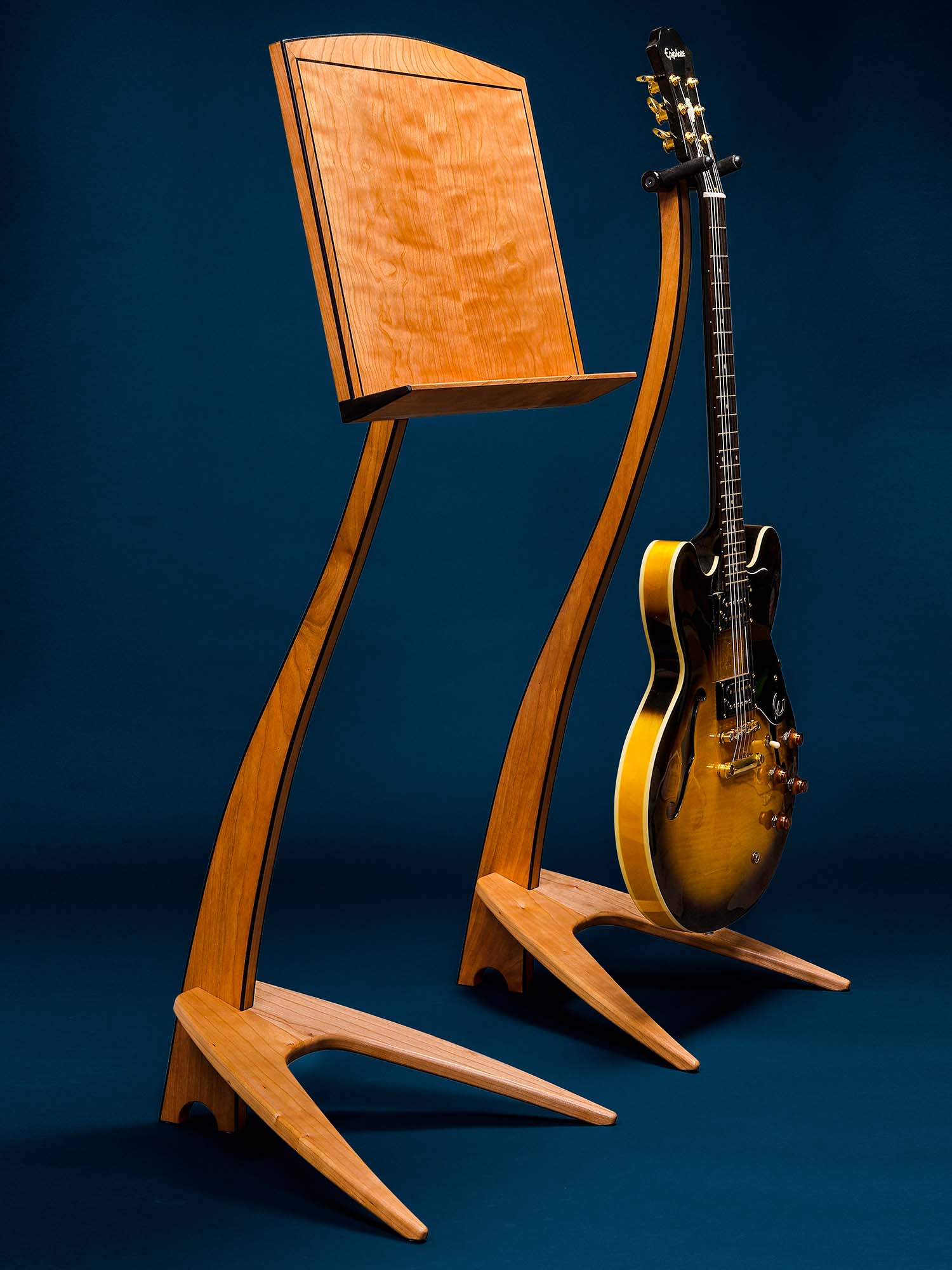 WM Cherry Music and Guitar Stands